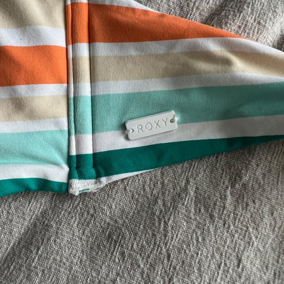 Roxy Two Piece Striped Bathing Suit S - Picture 11 of 12